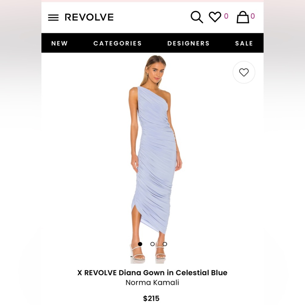 REVOLVE Norma Kamala Celestial Blue Dress